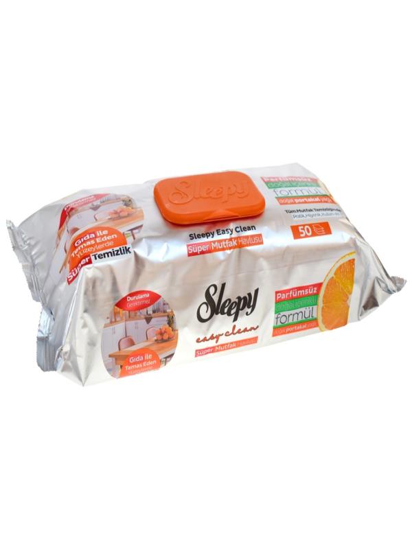SLEEPY 50 Lİ MUTFAK HAVLUSU PORTAKAL