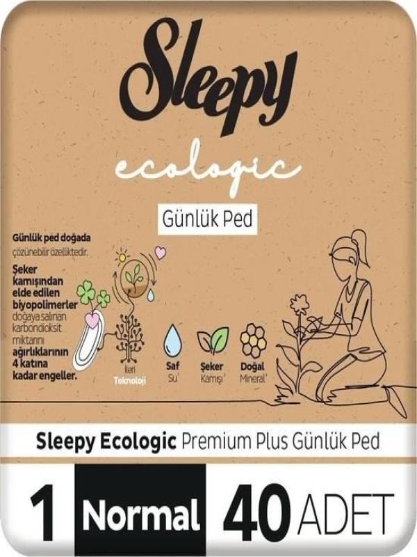 SLEEPY ECOLOGIC GÜNLÜK PED SÜPER NORMAL 40*24