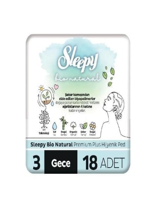SLEEPY HİJYENİK PED BİO GECE 6 LI