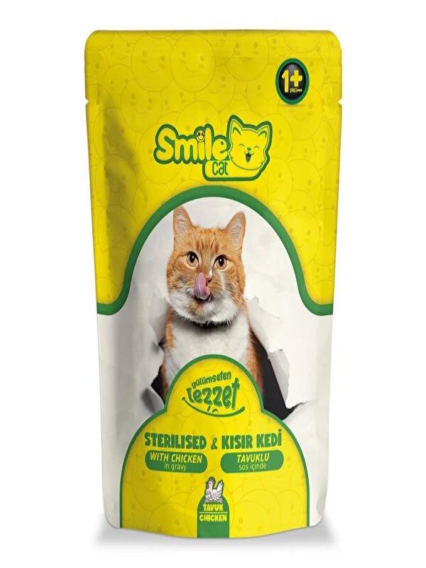 SMİLE CAT 85 GR POUCH KISIR KEDİ TAVUKLU