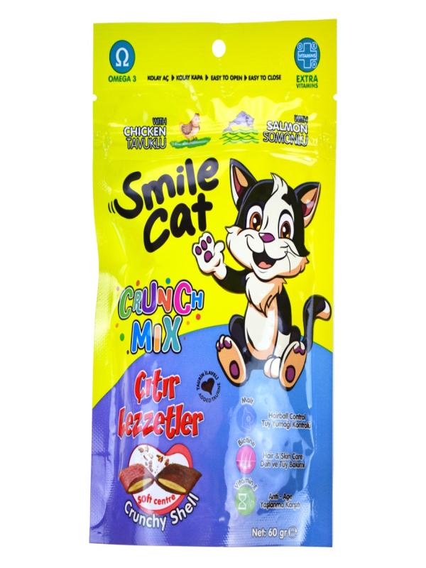 SMİLE CAT CRUNCH MİX 60 GR