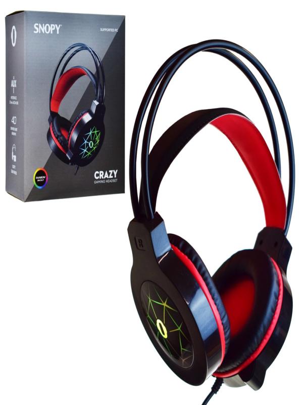 SNOPY CRAZY LEDLİ OYUNCU KULAKLIK SN-GX7