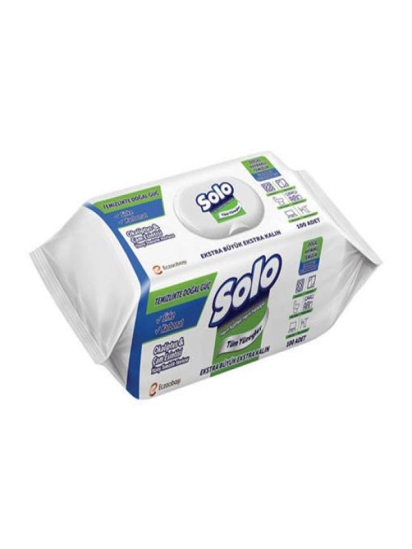 SOLO 100 LÜ YÜZEY TEMİZLİK HAVLUSU OKALİPTUS  ÇAM