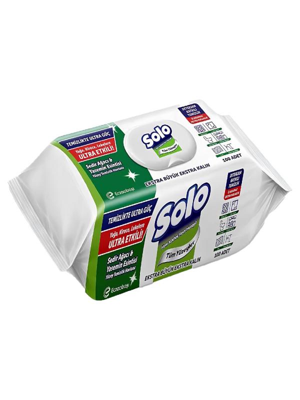 SOLO 100 LÜ YÜZEY TEMİZLİK HAVLUSU SEDİR AĞACI  YASEMİN