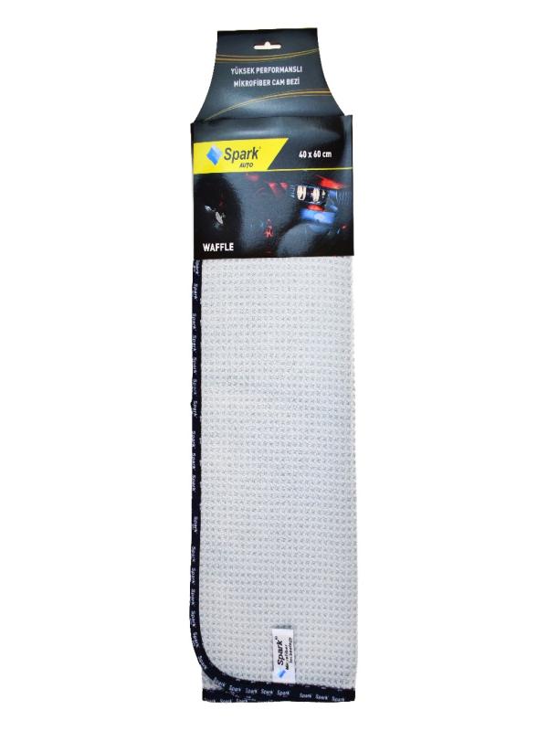 SPARK WAFFLE MİKROFİBER OTO CAM BEZİ MC5340