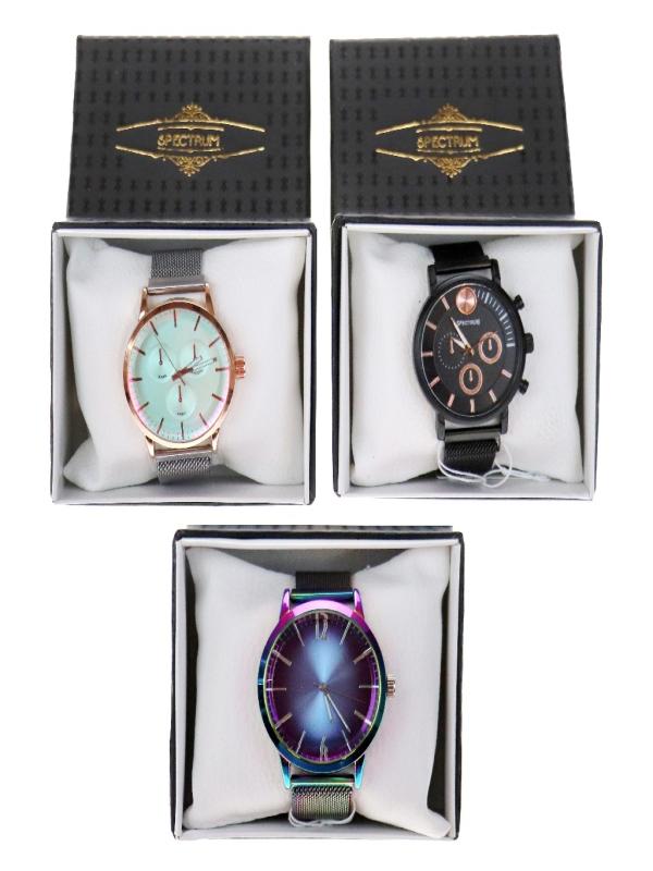 SPECTRUM KUTULU HASIRLI METAL ERKEK SAAT