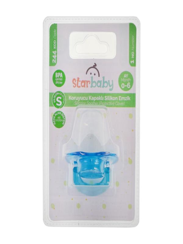 STAR KORUYUCU KAPAKLI SİLİKON EMZİK NO:1 KOD:244