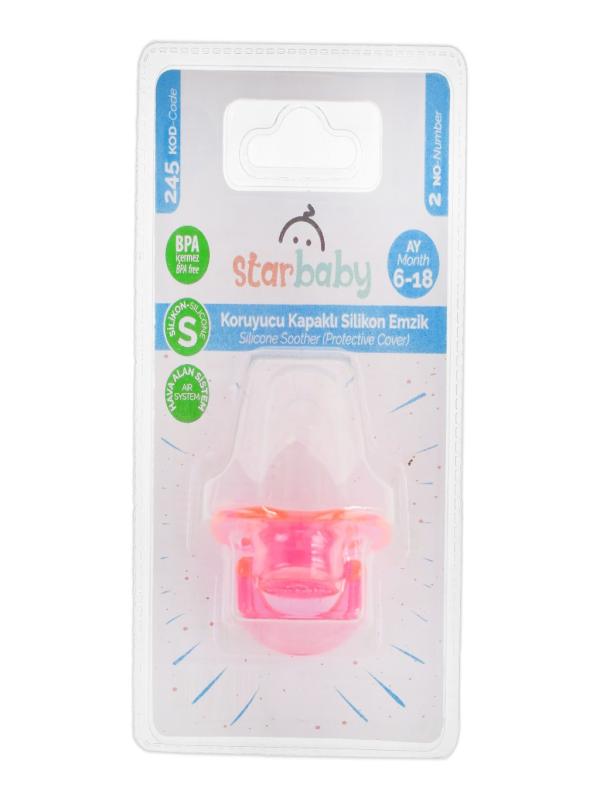 STAR KORUYUCU KAPAKLI SİLİKON EMZİK NO:2 KOD:245