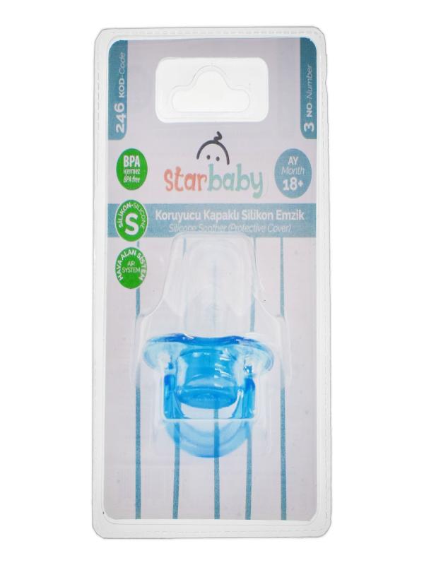 STAR KORUYUCU KAPAKLI SİLİKON EMZİK NO:3 KOD:246