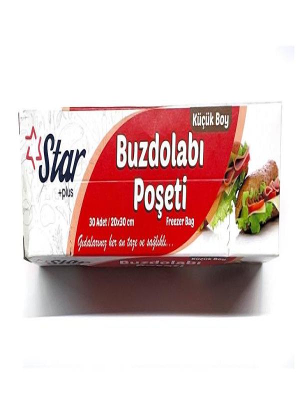 STARPLUS BUZDOLABI POŞETİ KÜÇÜK BOY 20*30CM 30 AD.
