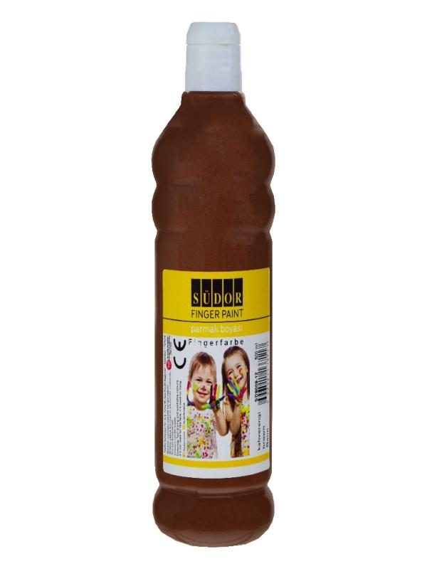 SÜDOR PARMAK BOYASI 500 ML KAHVERENGİ SD8009-12