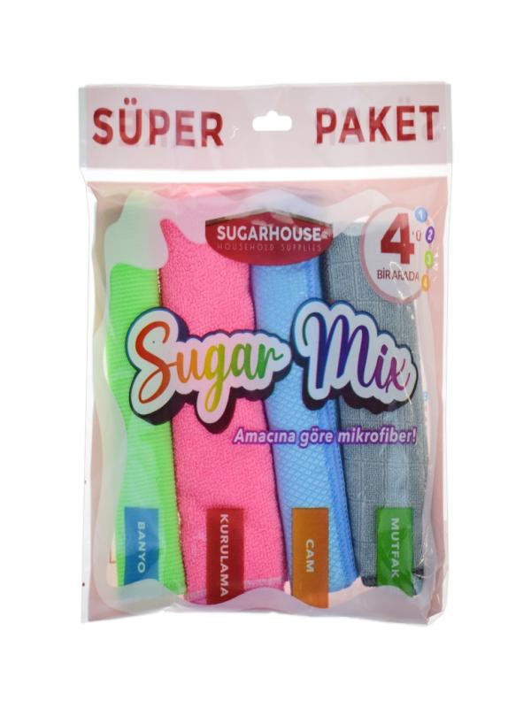 SUGAR HOUSE SUGAR MİX TEMİZLİK BEZİ 4 LÜ