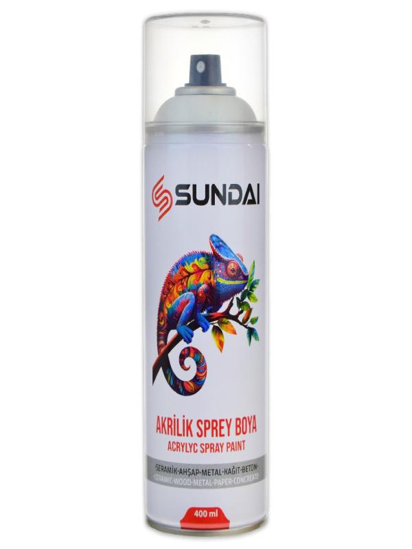 SUNDAI AKRİLİK SPREY BOYA 400ML MAT BEYAZ RAL9010