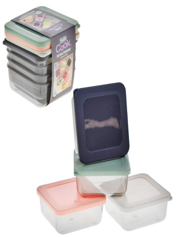 SUNPLAST 4 LÜ PRATİK SAKLAMA KABI 250 ML SC-4290