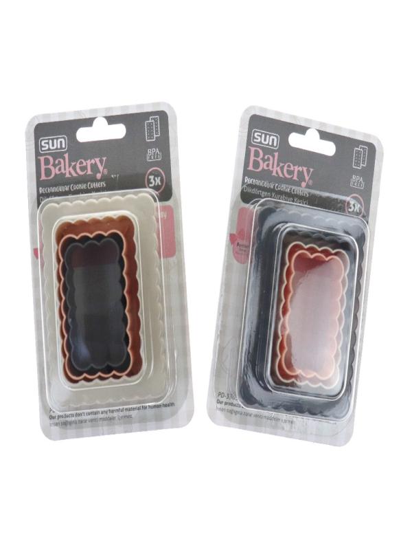 SUNPLAST DİKDÖRTGEN KURABİYE KALIBI PD-3303