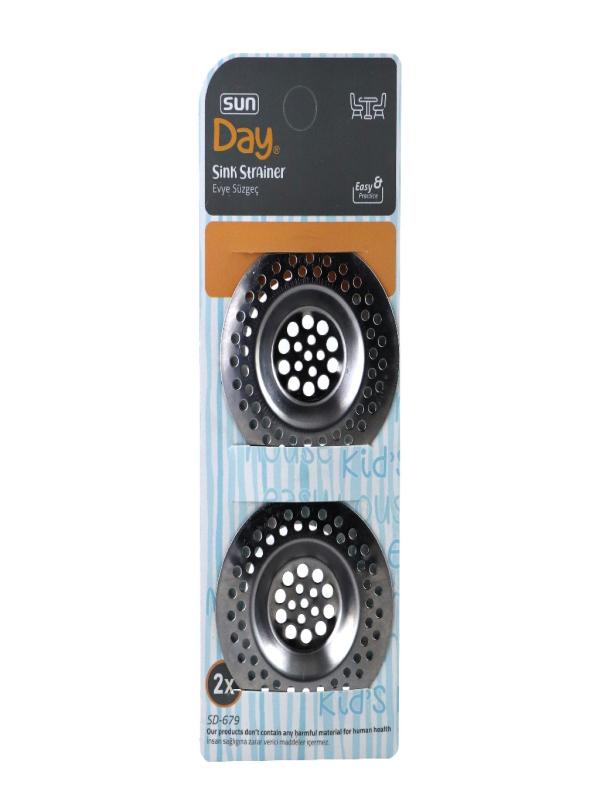 SUNPLAST METAL LAVABO SÜZGECİ 2Lİ SD-679