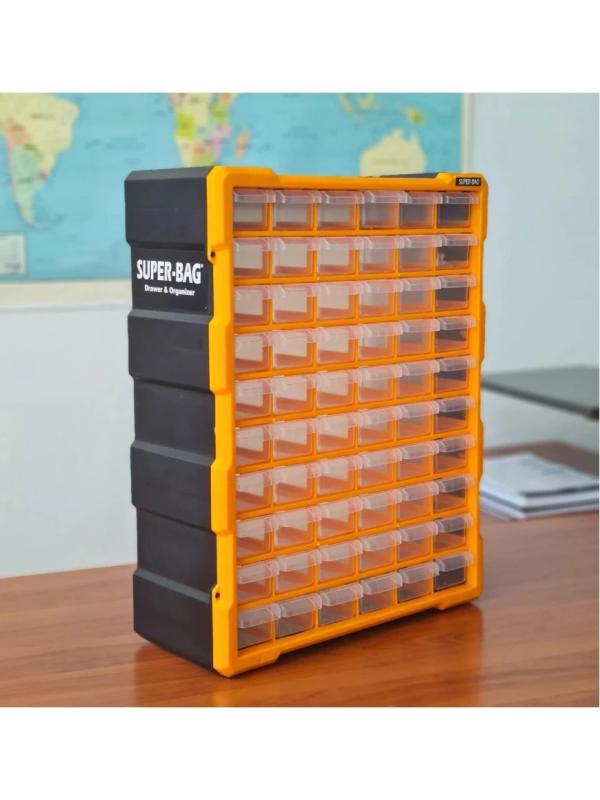 SUPER-BAG 60LI BÜYÜK MONOBLOK ÇEKMECE 3 KATLI ASR-6000