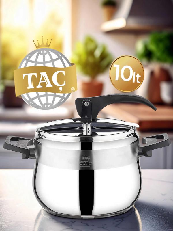 TAÇ BENGÜ PRO DÜDÜKLÜ TENCERE 10 LT 4629