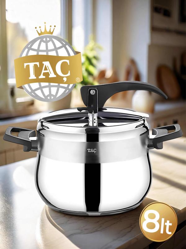 TAÇ BENGÜ PRO DÜDÜKLÜ TENCERE 8 LT 4624