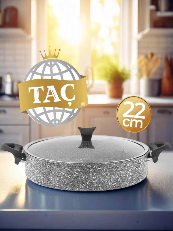 TAÇ ULTRA GRANİT BASIK TENCERE 22 CM 3464