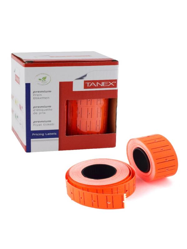 TANEX ÇİZGİLİ FLORASAN KIRMIZI FİYAT ETİKETİ