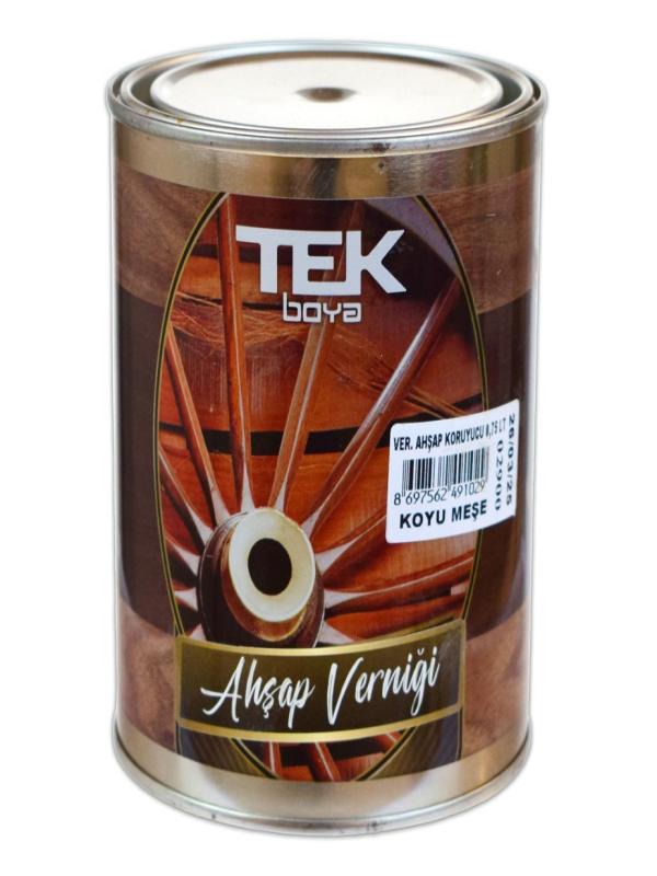 TEK AHŞAP KORUYUCU VERNİK 0,75 LT KOYU MEŞE
