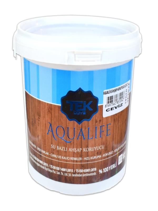 TEK AQUALİNE AHŞAP KORUYUCU BOYA 0,75 LT CEVİZ