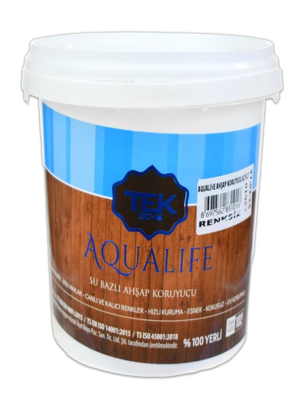 TEK AQUALİNE AHŞAP KORUYUCU BOYA 0,75 LT RENKSİZ
