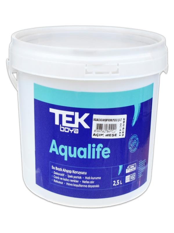 TEK AQUALİNE AHŞAP KORUYUCU BOYA 2,5 LT AÇIK MEŞE