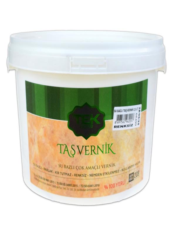 TEK SU BAZLI TAŞ VERNİK 2,5 LT RENKSİZ