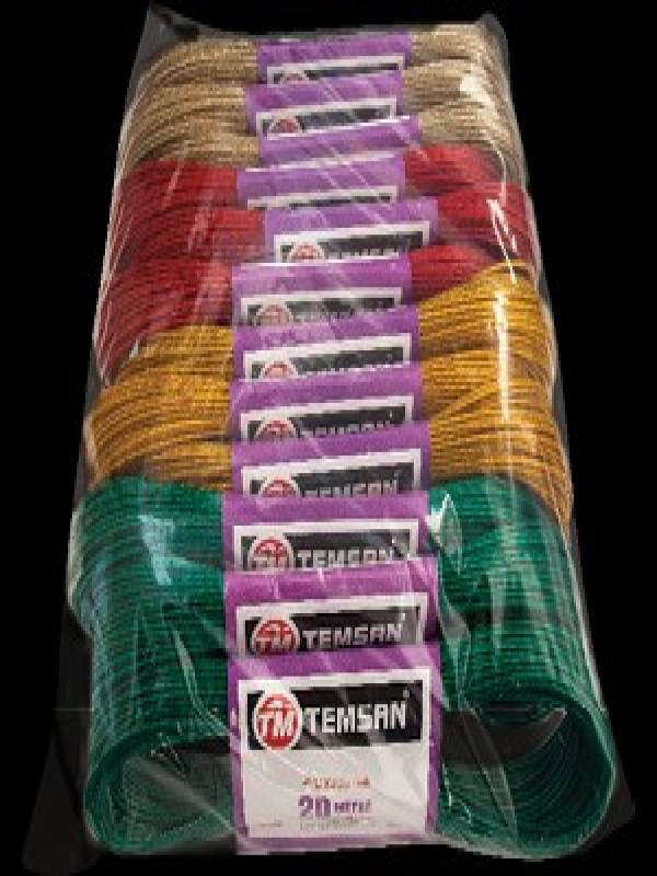 TEMSAN ÇELİK ÇAMAŞIR İPİ 20 MT TM-011