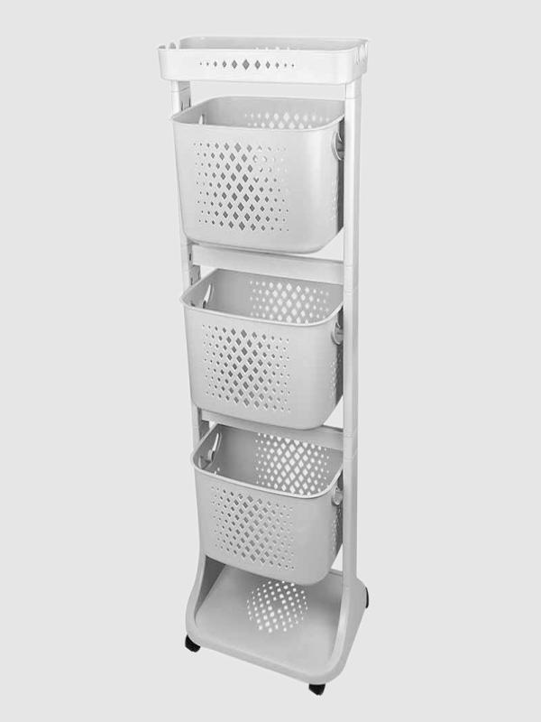 TİTİZ KAT KAT SEPET ORGANİZERİ SOFTON GRİ NO:3 TP-749-06