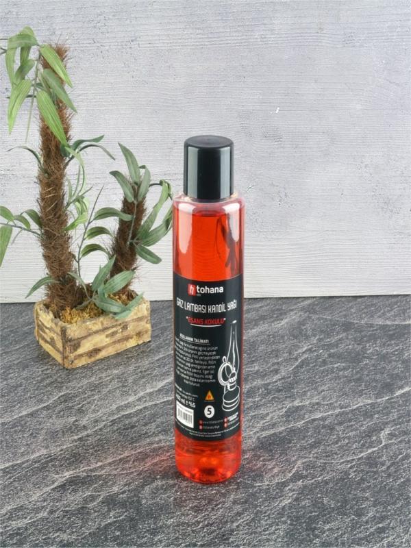 TOHANA GAZ LAMBASI KANDİL YAĞI ESANS KOKULU KIRMIZI THN99023