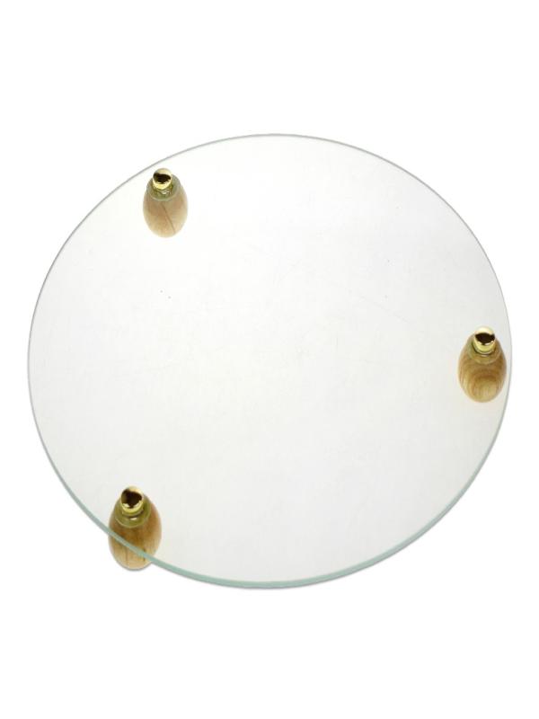 TOP AYAKLI YUVARLAK CAM SUNUMLUK MLN-90164