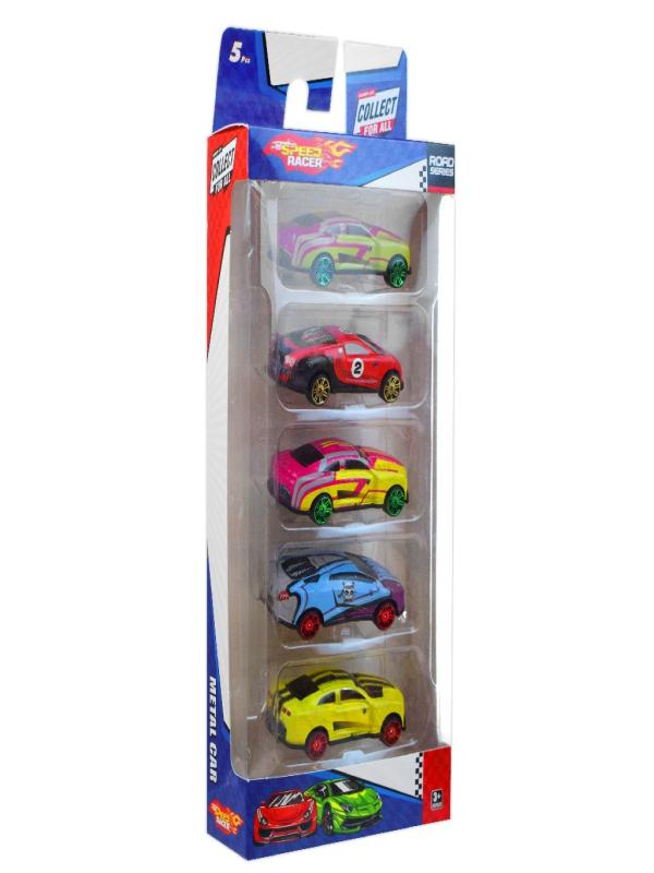 TOY-26 5 Lİ SPEED RACER METAL ARABA