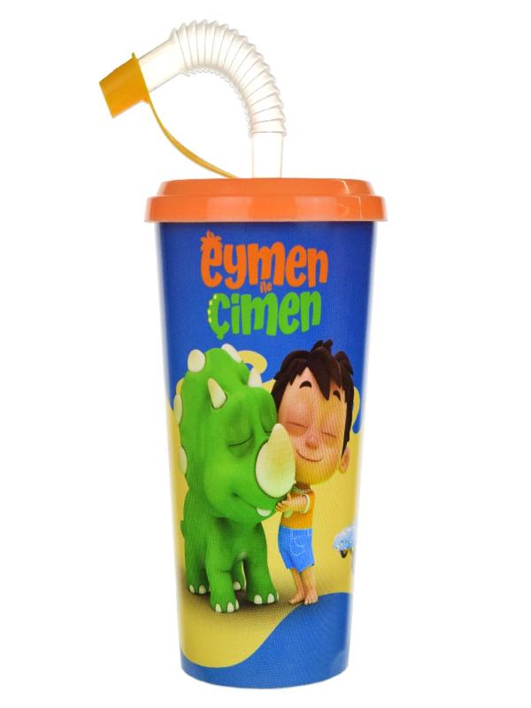 TUFFEX EYMEN ÇİMEN KAPAKLI PİPETLİ BARDAK TP 513-62