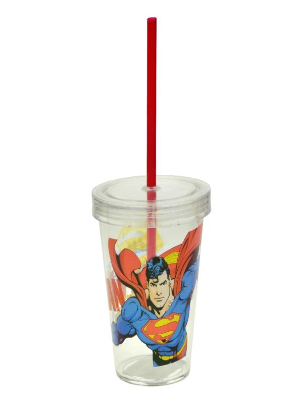 TUFFEX SUPERMAN KRİSTAL PİPETLİ BARDAK TP 554-51