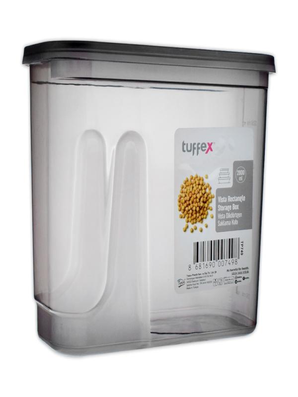 TUFFEX VİSTA DİKDÖRTGEN SAKLAMA KABI 2800 ML TP749