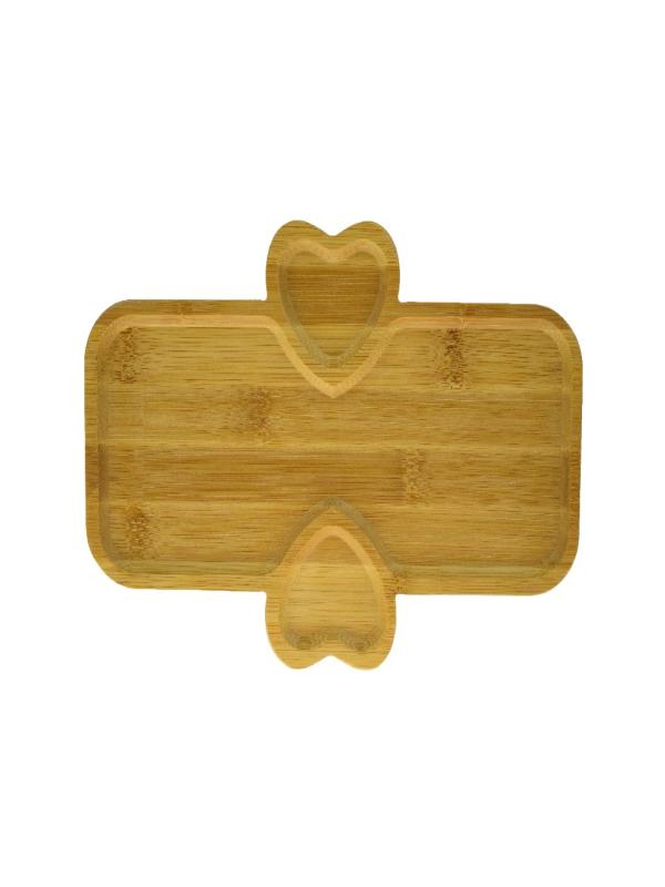 TUTKU BAMBU KALP KULPLU MİNİ TEPSİ 3332