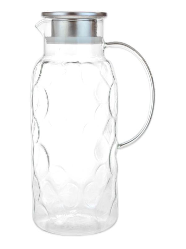 TUTKU METAL KAPAK DESENLİ CAM SÜRAHİ KR-010