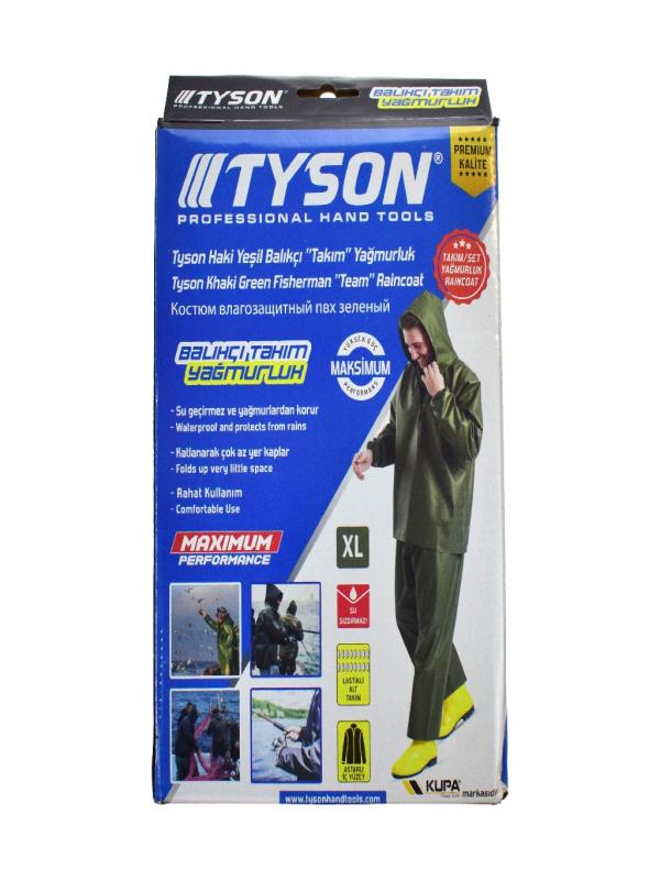 TYSON BALIKÇI TAKIM YAĞMURLUK YEŞİL TYS9011