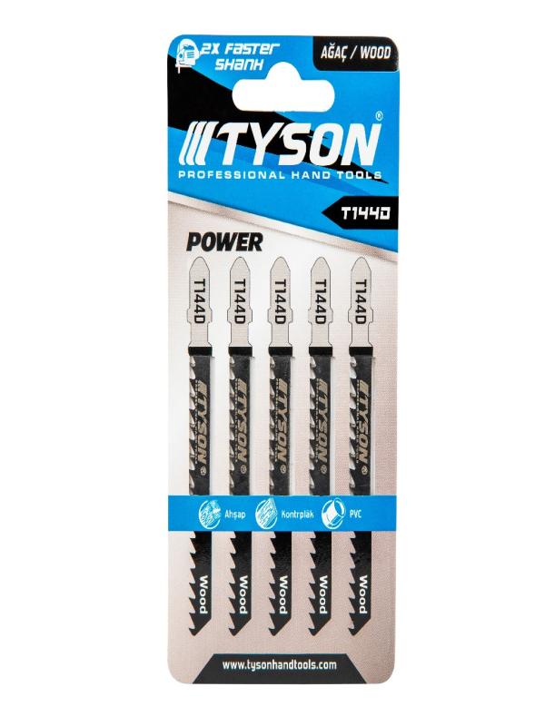 TYSON DEKUPAJ AHŞAP TESTERE BIÇAK T144D 5Lİ SET TYS9508