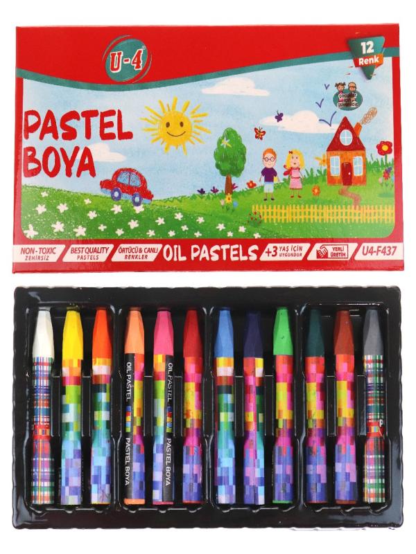 U-4 PASTEL BOYA 12 RENK U4-F437