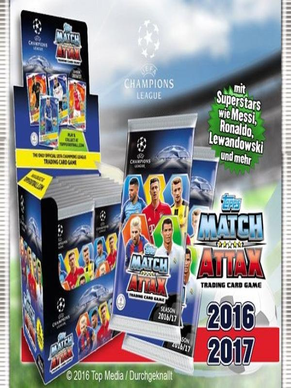 UEFA CHAMPIONS SEASON 2016/2017 TRADING CARD GAME