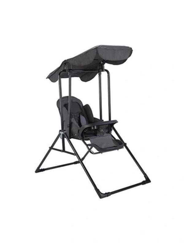 ÜMİT BH LÜKS YATARLI SALINCAK KIRÇILLI SİYAH 804