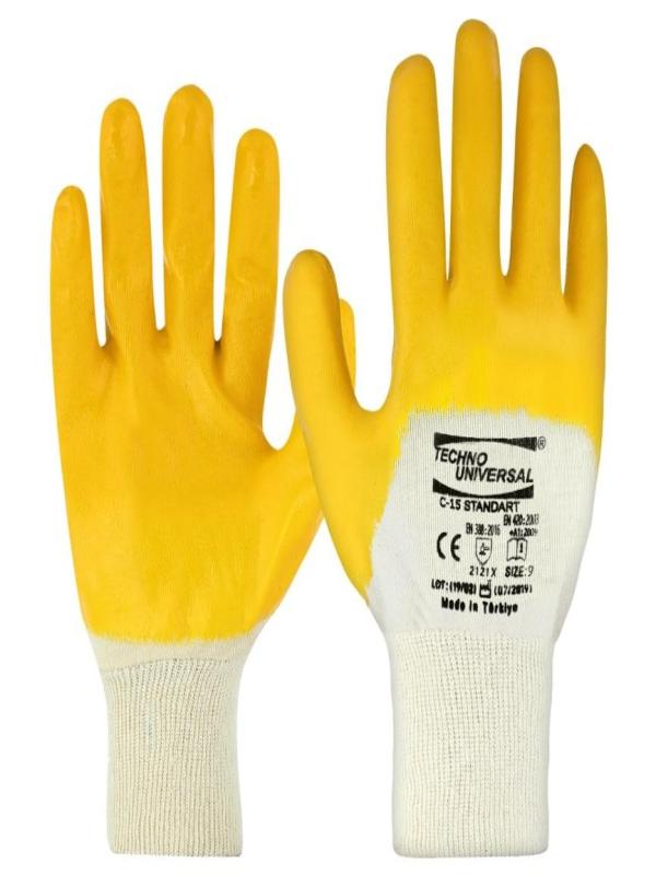 UNİVERSAL C-15 NİTRİL STANDART TECHNO ELDİVEN NO:9 CA-06