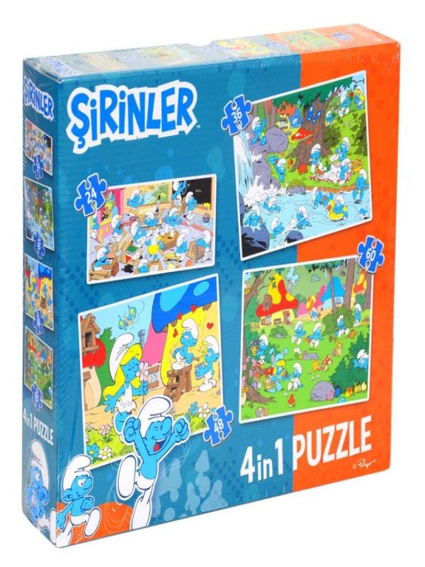 UTKU ŞİRİNLER 4 İN 1 PUZZLE 7632