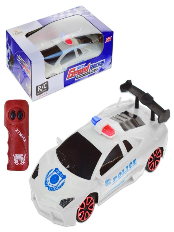 UZAKTAN KUMANDALI YARIM FONKSİYONLU 1:24 POLİS ARABASI CTOY-3003