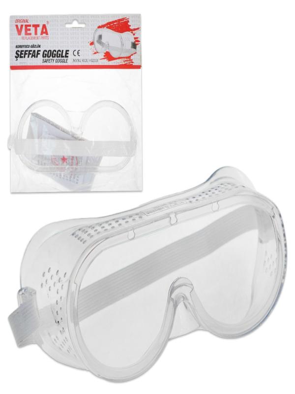 VETA KORUYUCU GÖZLÜK ŞEFFAF HS2008