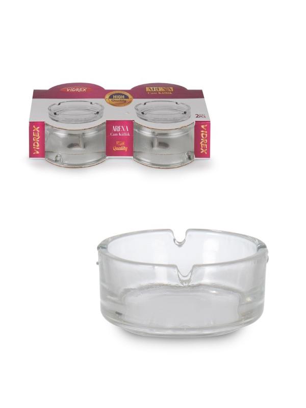 VİDREX ARENA CAM KÜLLÜK SADE 2 Lİ AR-107